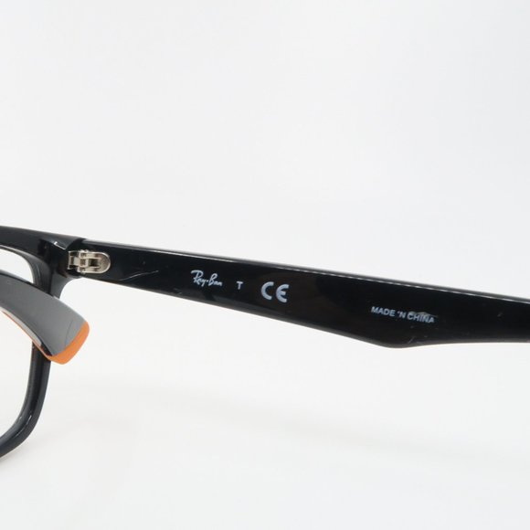 Ray-Ban RB 7025 5417 Unisex Shiny Black - Picture 4 of 6